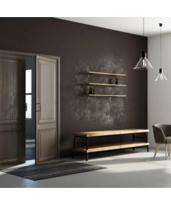 VERNICE PITTURA DECORATIVA LOFT ORIGINAL EFFETTO CEMENTO, COLORE MARRONE- 2 LT